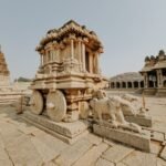 Stone Chariot in Nimbapura in India